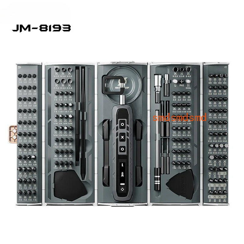 Electronics Repair Glasses - JM-8193 Hassas Kablosuz Elektrikli Tornavida Seti