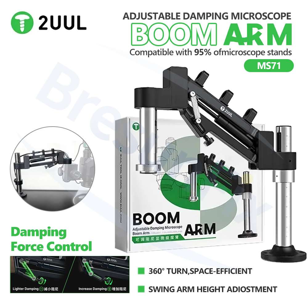 Electronics Repair Microscope - 2UUL MS71 Ayarlanabilir Sönümlemeli Mikroskop Salıncak
