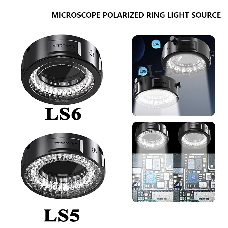 Electronics Repair Microscope - Mekanik LS5 LS6 Mikroskop Halka Işık