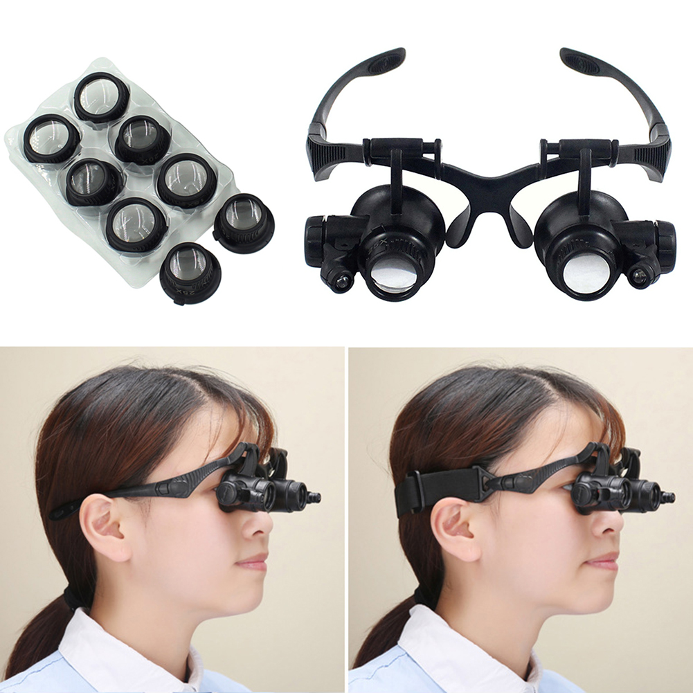 10X/15X/20X/25X LED Büyüteç Gö - Electronics Repair Glasses incelemesi ve fiyatı