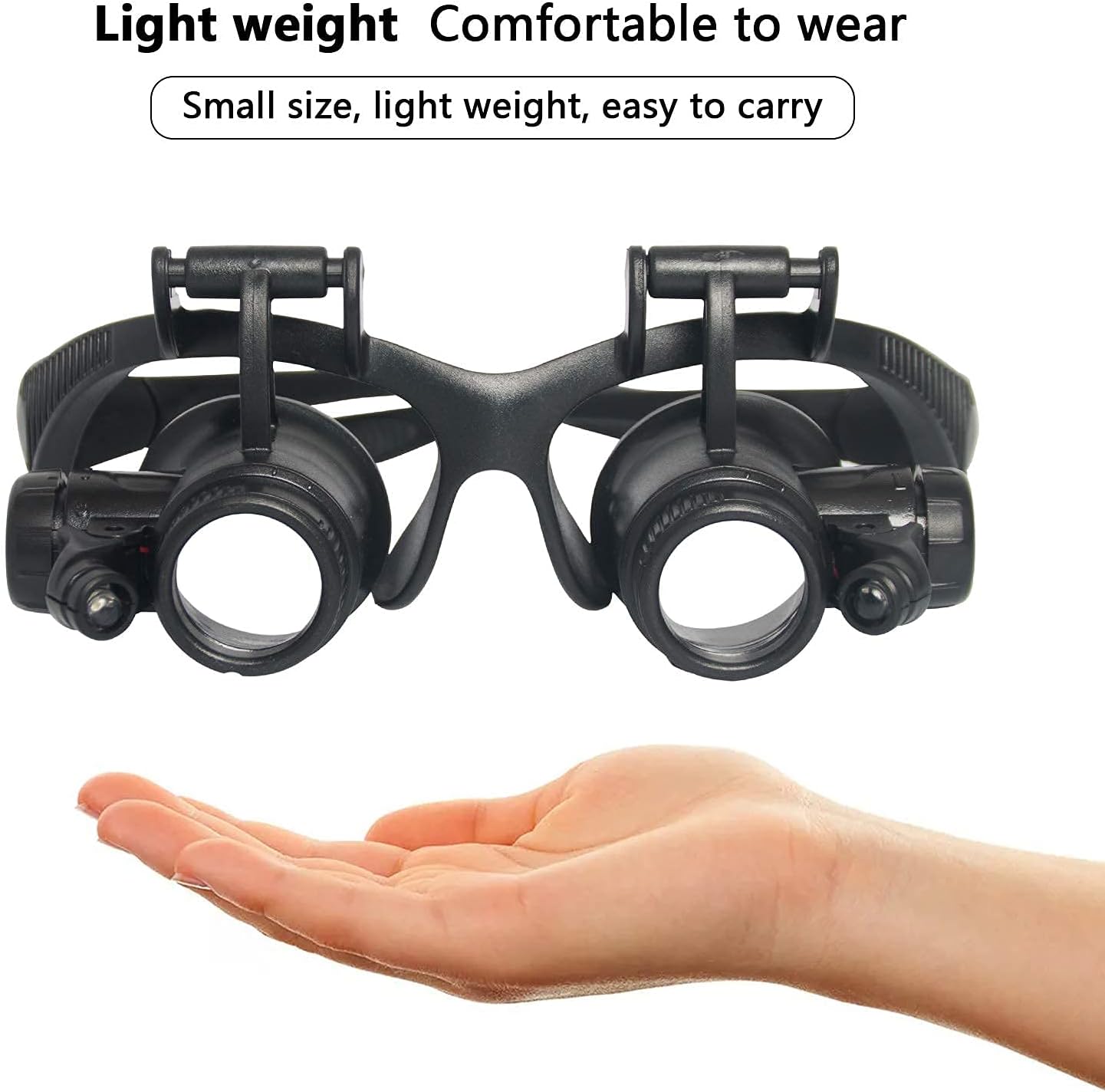 Kafaya Monte Büyüteç LED Işık  - Electronics Repair Glasses incelemesi ve fiyatı