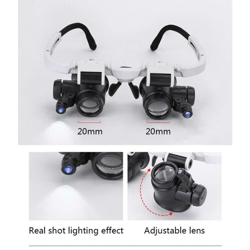 Çoklu Lensli Kafa Bandı Büyüte - Electronics Repair Glasses incelemesi ve fiyatı
