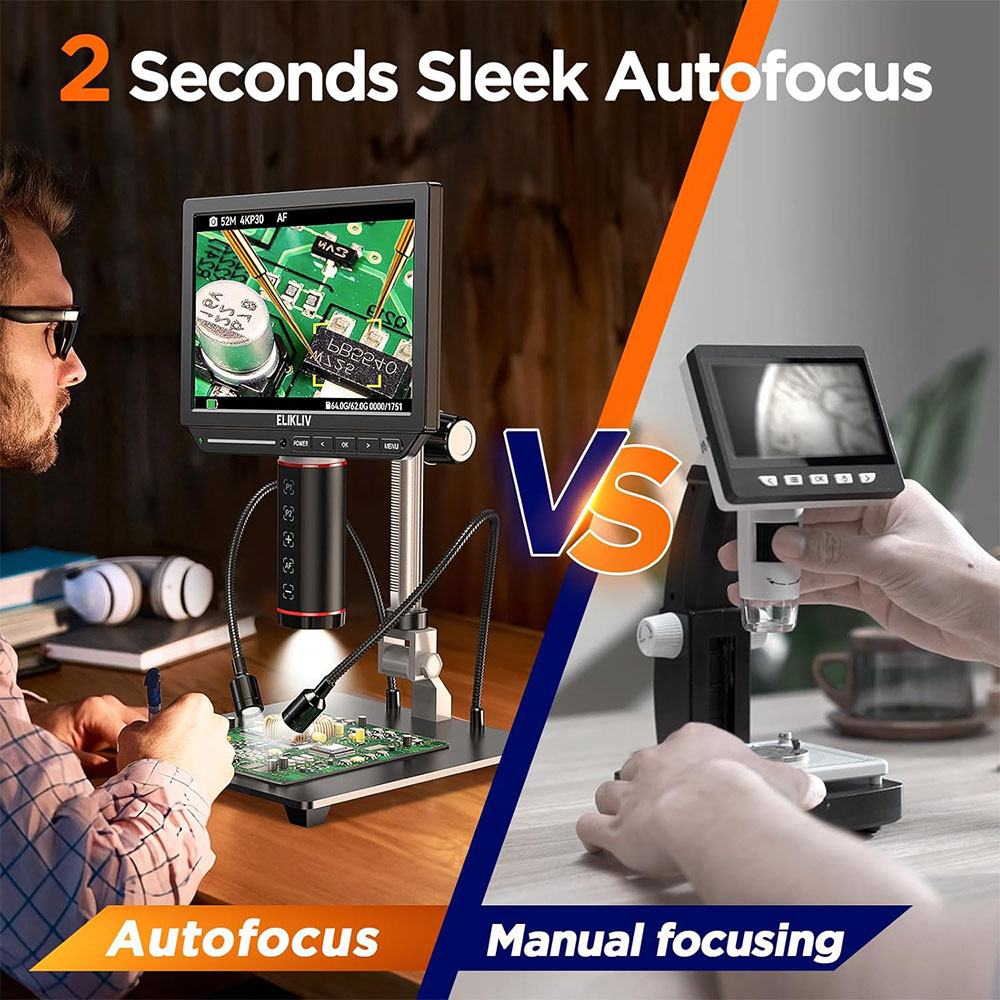 Elikliv EM4K-AF Otomatik Odakl - Electronics Repair Microscope incelemesi ve fiyatı