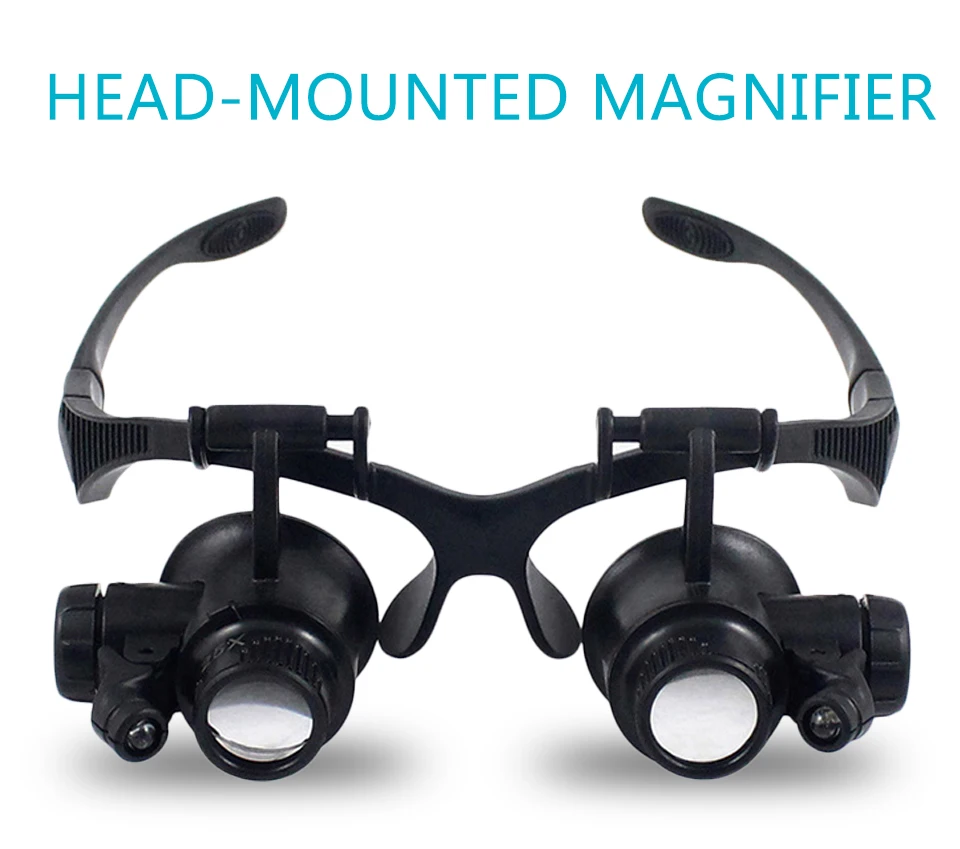 Yeni kafa bandı LED ışık gözlü - Electronics Repair Glasses incelemesi ve fiyatı