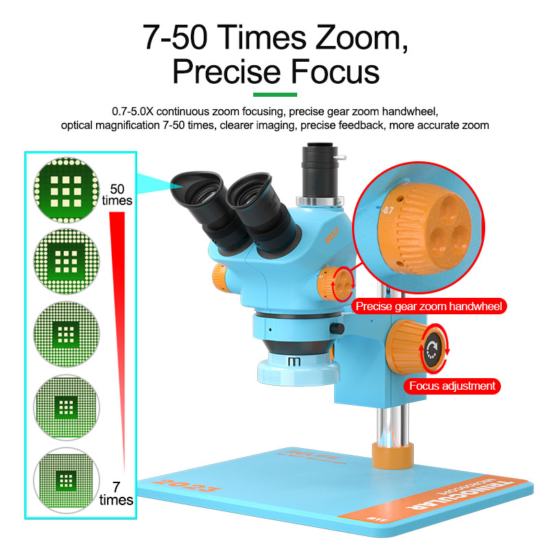 RELIFE RL-M5T-B11 0.7-5.0 büyü - Electronics Repair Microscope incelemesi ve fiyatı