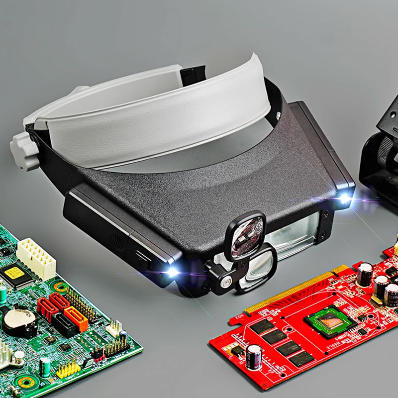 Yeni Kafa Bandı Büyüteç LED Iş - Electronics Repair Glasses incelemesi ve fiyatı