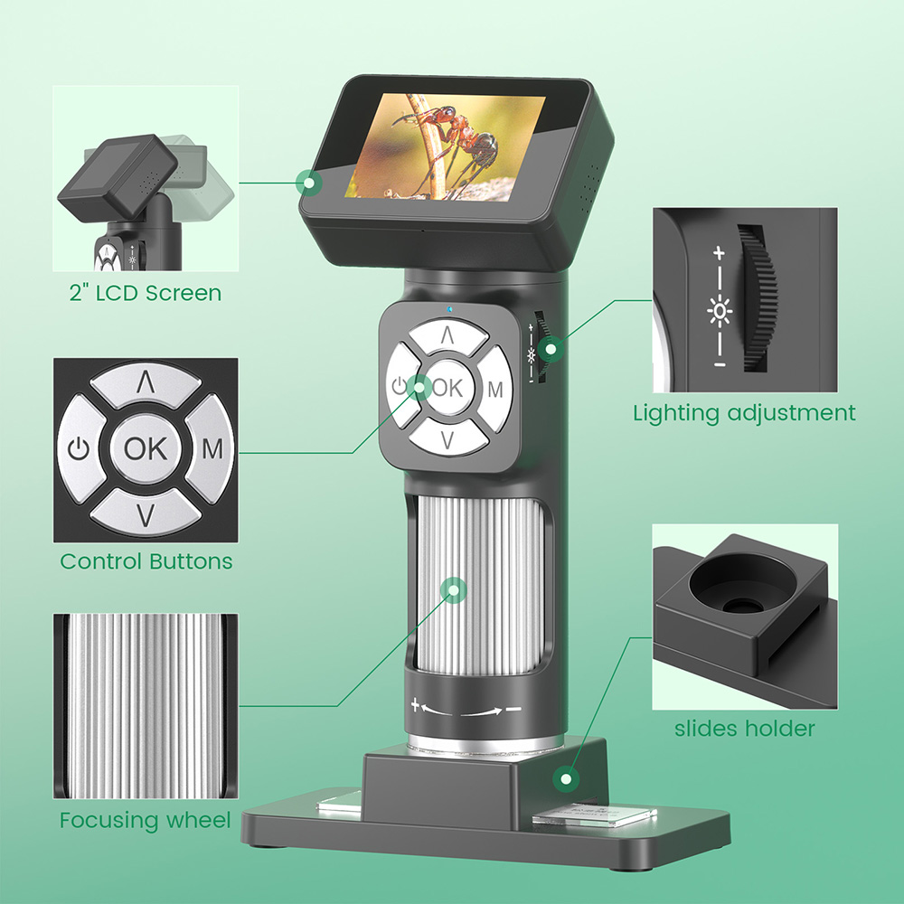 Andonstar yeni 50x-500x USB ço - Electronics Repair Microscope incelemesi ve fiyatı