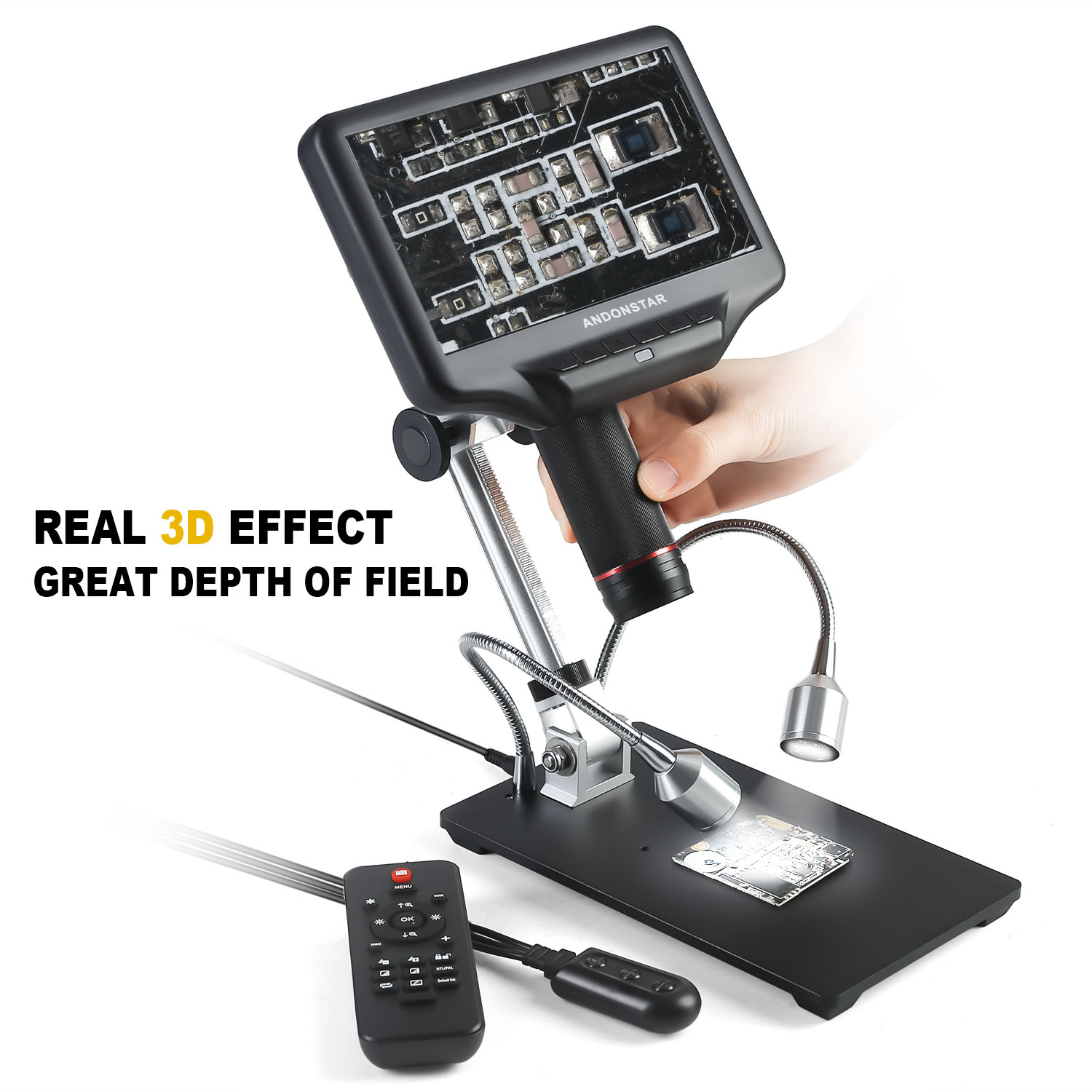 Andonstar AD407 HDMI Lehimleme - Electronics Repair Microscope incelemesi ve fiyatı