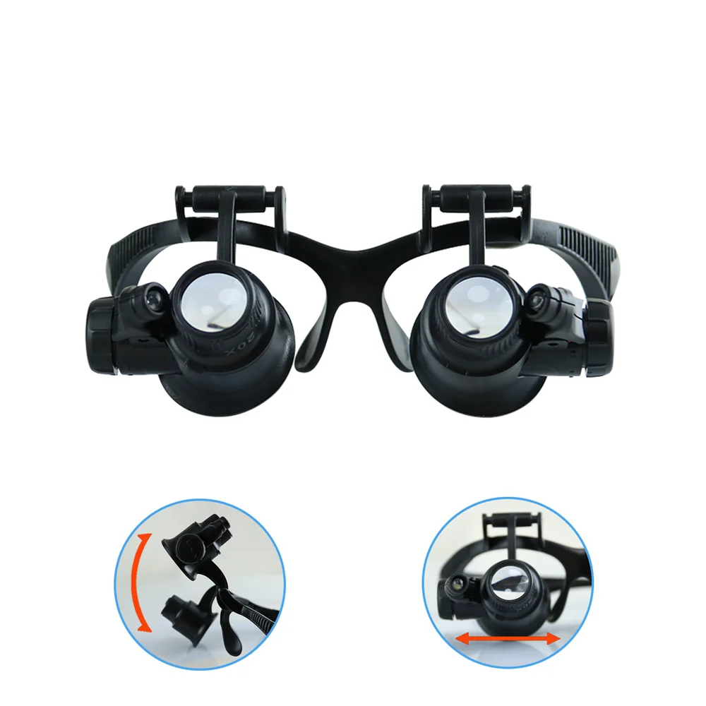 2 LED Işıklı Kafa Bandı Büyüte - Electronics Repair Glasses incelemesi ve fiyatı