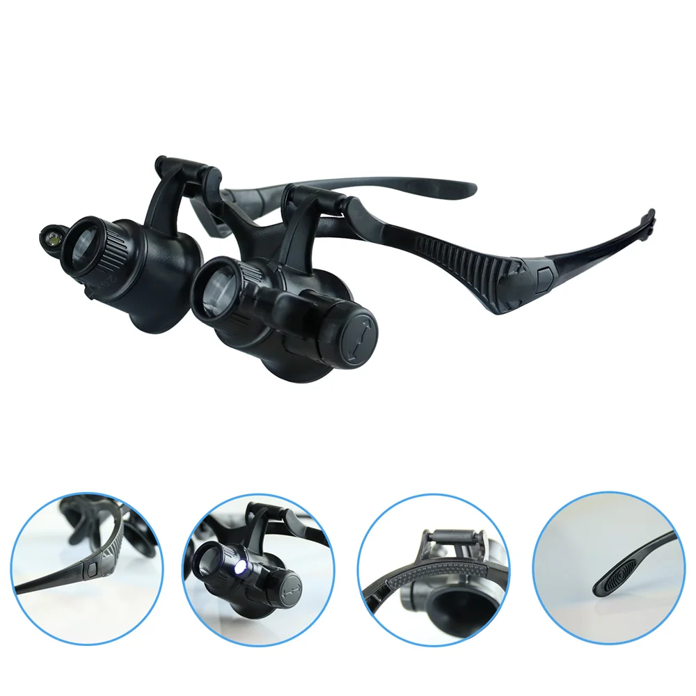 2 LED Işıklı Kafa Bandı Büyüte - Electronics Repair Glasses incelemesi ve fiyatı